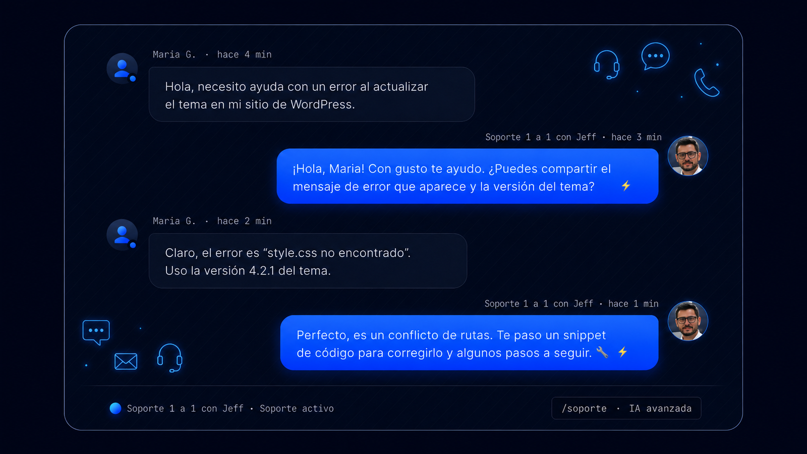 Soporte 1 a 1 con Jefferson + comunidad hispana UXDivi