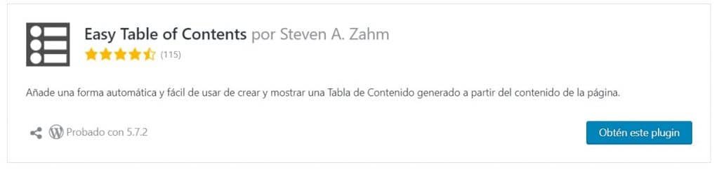 Tutorial WordPress: Cómo crear una tabla de contenidos en WordPress. plugin