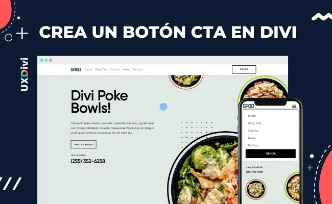 Crear un botón de llamado a la acción (CTA) en Divi