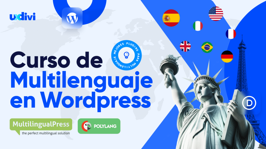 Curso de multilenguaje con Polylang, MultilingualPress y Divi