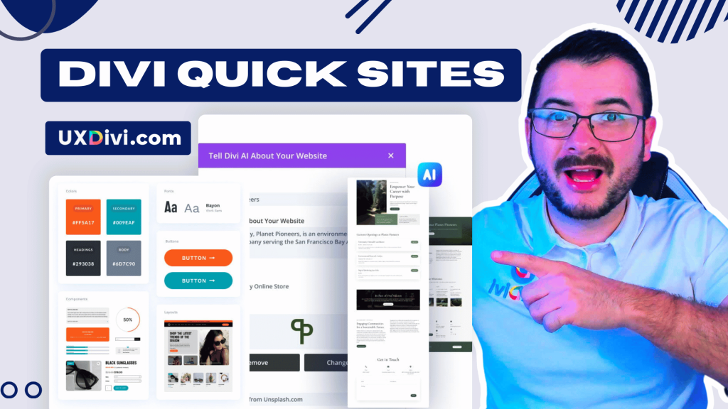 Divi Quick Sites: Crea sitios completos de forma nativa con Divi