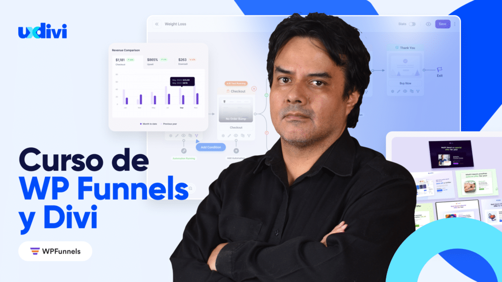 Curso de Funnels o embudos de venta con WPFunnels y Divi