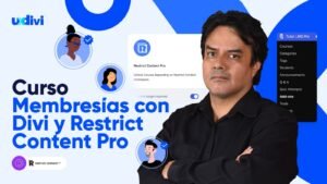 Curso de membresías con Restrict Content Pro y Divi