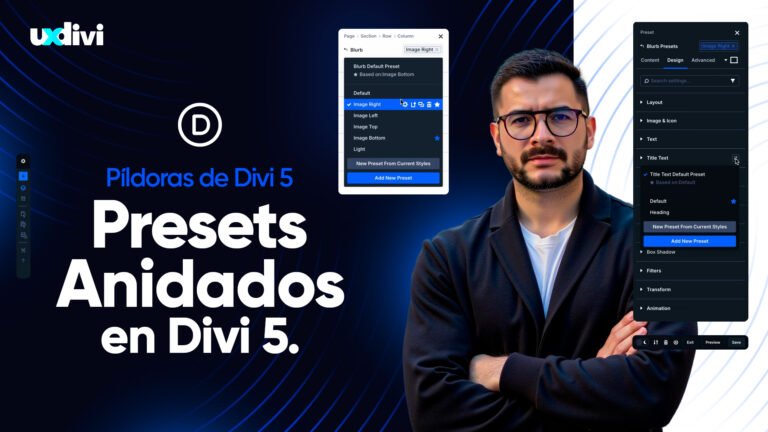Presets Anidados en Divi 5: cómo combinar estilos