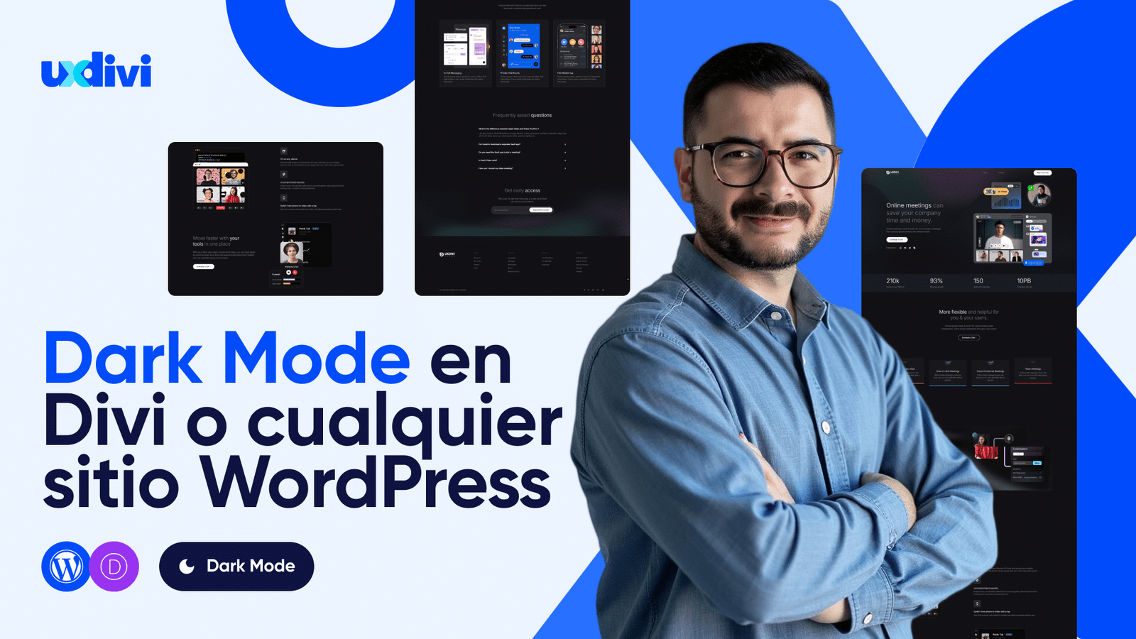 Como hacer Divi o cualquier sitio WordPress Dark Mode