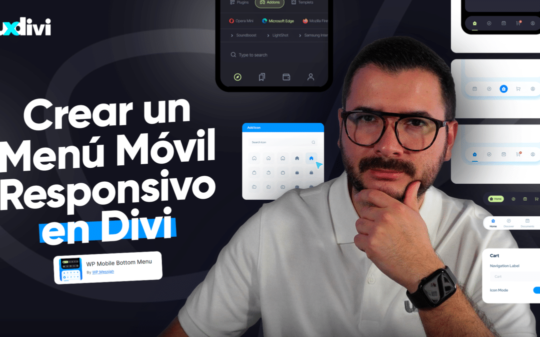 Menú móvil tipo APP en WordPress (Divi 5 o cualquier tema)