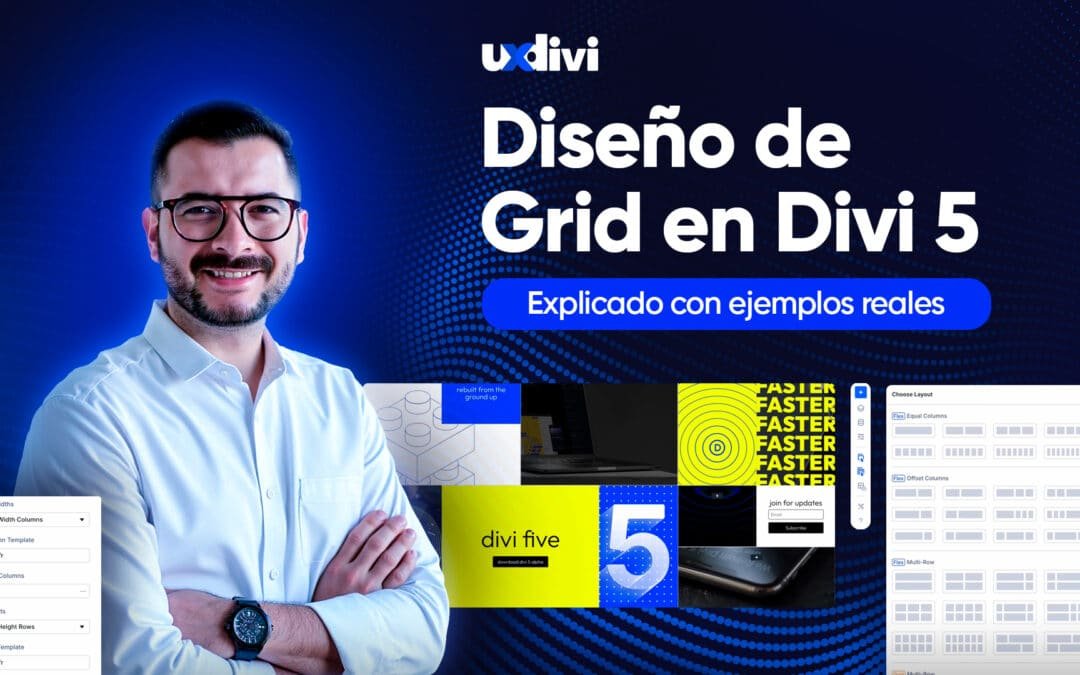 Grid en Divi 5: cómo usarlo con ejemplos reales