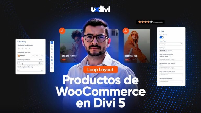 Carrusel Loop de productos en Divi 5: tutorial paso a paso
