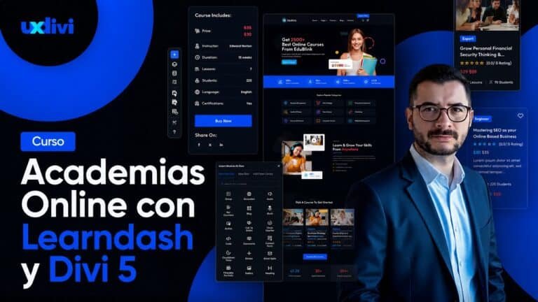 Curso de Academia Online con LearnDash y Divi 5