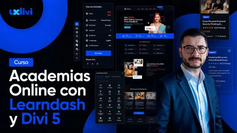 Curso de Academia Online con LearnDash y Divi 5