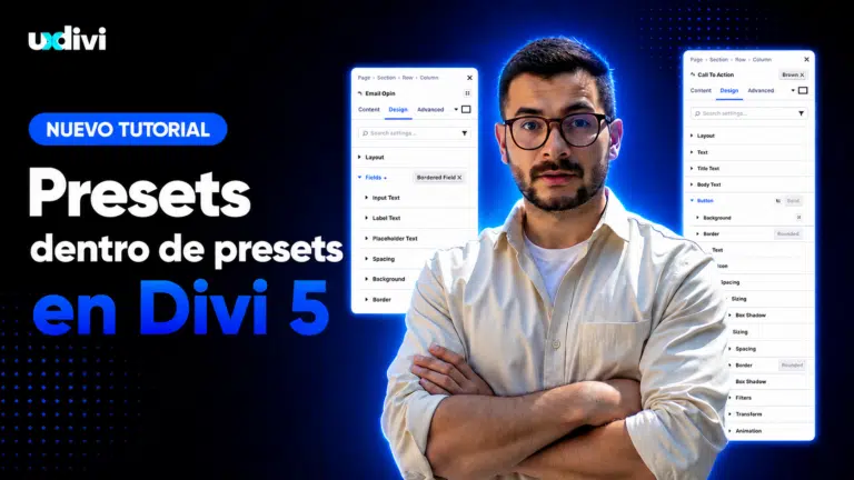Presets dentro de presets en Divi 5: el sistema de diseño que cambia todo