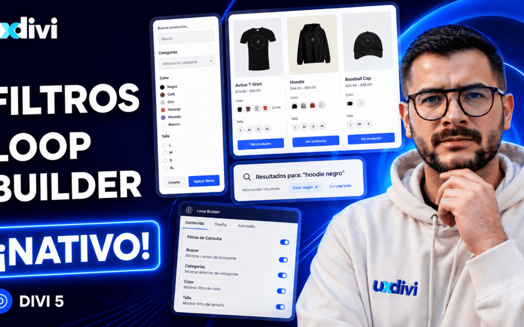 Sistema de filtrado del Loop Builder con Divi 5 ¡Nativo!