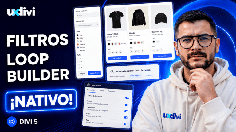 Sistema de filtrado del Loop Builder con Divi 5 ¡Nativo!